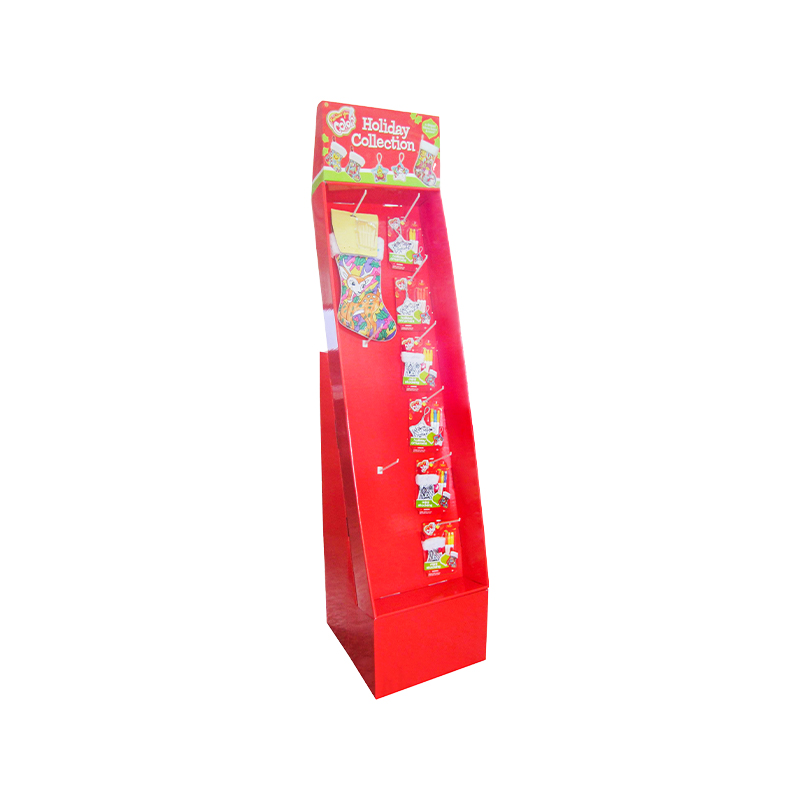 Fortis festis Rubrum Cardboard Display Gloria pro Christmas Periphericis Products